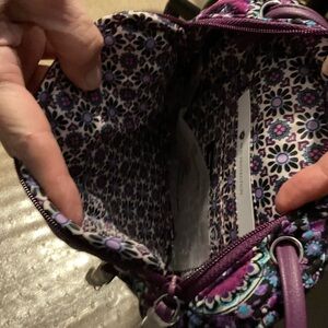 Vera Bradley reddish purple and pink